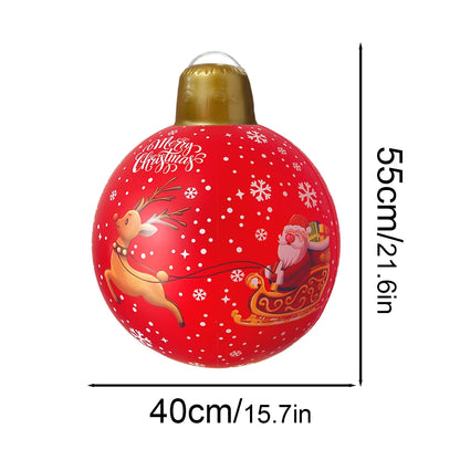 Multiple styles Giant Inflatable Christmas Ball Outdoor Inflatable Decoration Christmas Snowman PVC Inflatable Decorated Ball