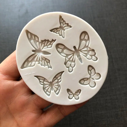 Butterfly Fondant Silicone Sugarcraft Wedding Cake Decorating Tools Resin Chocolate Molds For Baking