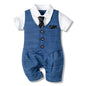 Kids Boys Formal Party Outfits Clothes Set Wedding Birthday Toddler Boy Gentleman Handsome Children Elegant Suit 1 2 3 4 5 Years