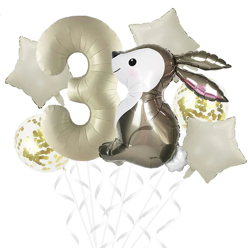 Happy Easter Party Supplies – Bunny, Carrot & Egg Paper Plates for Kids’ 1st, 2nd & 3rd Birthday Decorations