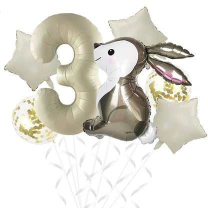 Happy Easter Party Supplies – Bunny, Carrot & Egg Paper Plates for Kids’ 1st, 2nd & 3rd Birthday Decorations
