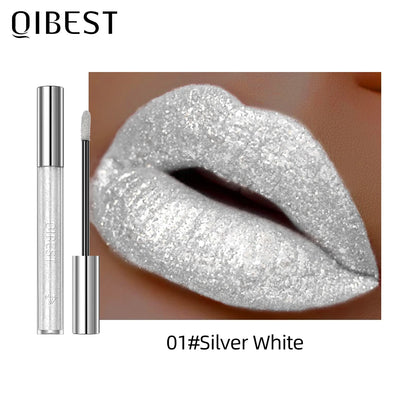 6 Colors Metallic Glitter Diamond Liquid Lipstick Waterproof Long Lasting Pearl Shiny