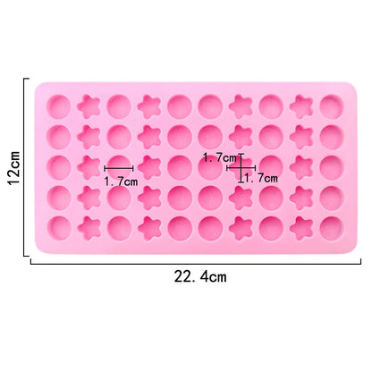 55 Small Heart Shaped Silicone Cake Mold Heart Chocolate Pastry Molds DIY Baking Decoration Kitchen Ice Cube Crystal Epoxy Mould