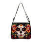 Day of the Dead Skull Crossbody – Mexico Print Messenger Bag for Travel & Everyday Use