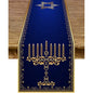 Hanukkah Menorah Table Runner – Star of David Holiday Home Décor