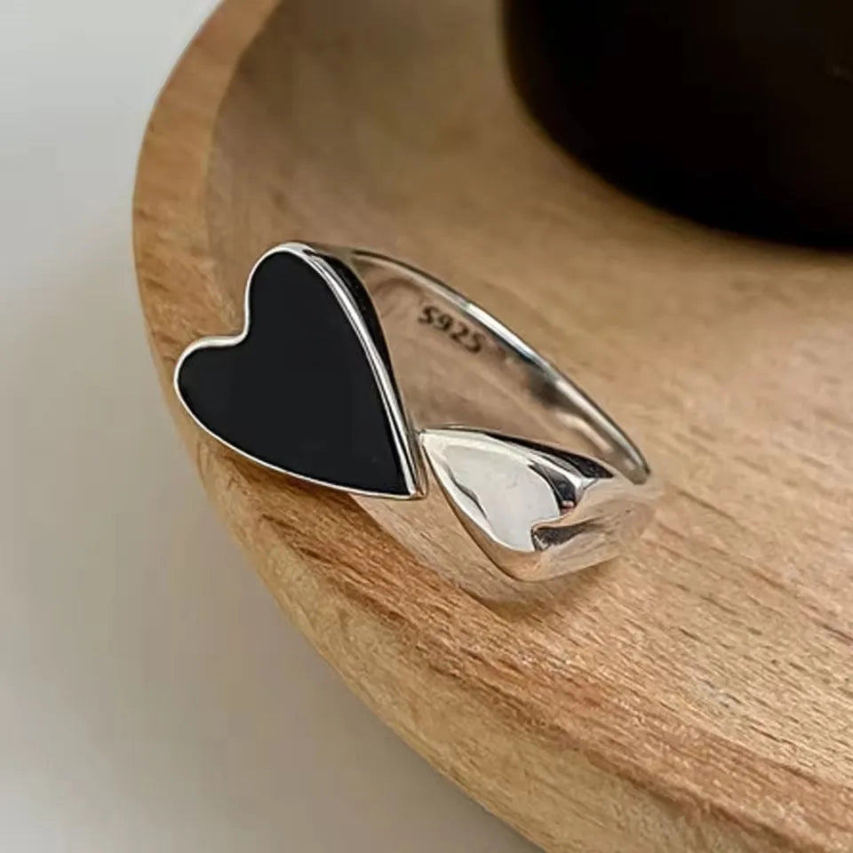 925 Sterling Silver Rings For Women Men Fine Jewelry Finger Adjustable Open Vintage Chain Ring