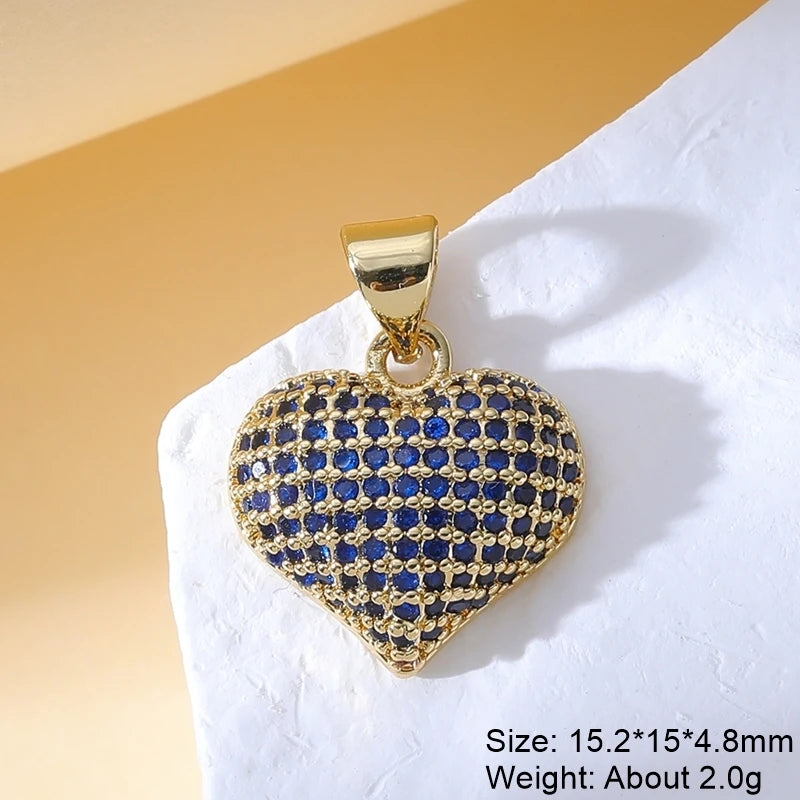 Handmade Luxury Pendant 18K Real Gold-Plated Charms