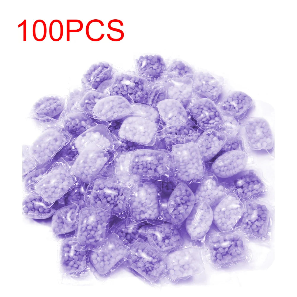 100-500PCS  Laundry Beads Detergent Liquid Capsule Ball Fragrance Beads Soft Clothing Diffuser Perfume for Washing Machine