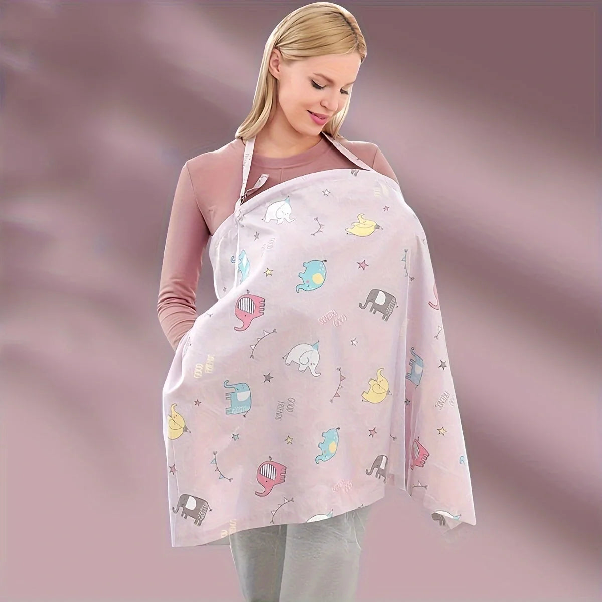Maternity Nursing Cover Scarf, Baby Stroller,Car Seat Cover,Lightweight & Breathable Nursing Apron for Breastfeeding