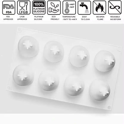 Fruit Series Mango Pear Baking Mousse Cake Silicone Mold Dessert Baking Non stick Durable Easy to Clean French Cake Decoration