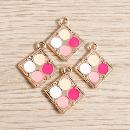 10pcs Mix Cute Enamel Women Lips Lipstick Charms Pendants for Jewelry Making Earrings Necklace Bracelets DIY Crafts Supplies