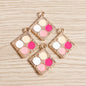 10pcs Mix Cute Enamel Women Lips Lipstick Charms Pendants for Jewelry Making Earrings Necklace Bracelets DIY Crafts Supplies