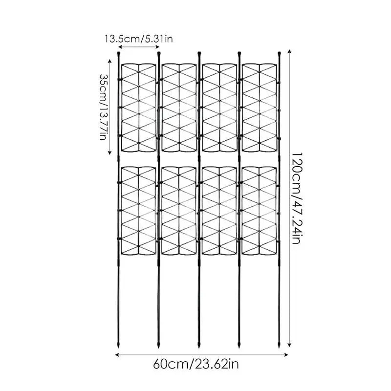 Garden Trellis for Climbing Plants Sturdy Plant Trellis Lattice Stake for Potted Plant Trellis Support Frame Gardening Supplies