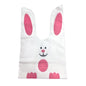 20PCS Kids Birthday Party Decoration Easter Carrot Candy Bag Easter Rabbit Gift Bag Candy Cones Transprant Plastic Bag