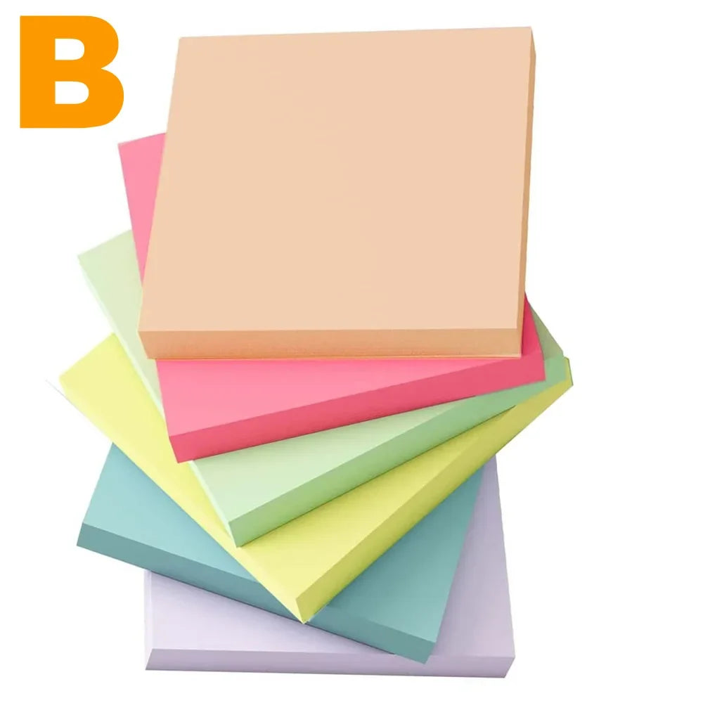 LOLEDE Kawaii Sticky Notes & Notepad Set – Index Tabs, Scratch Paper & Cute Stationery for School or Office