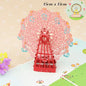 3D Pop Up Flower Greeting Cards Wedding Card Anniversary Thanksgiving Valentines Day Birthday Gift Thank You Card Handmade Cards