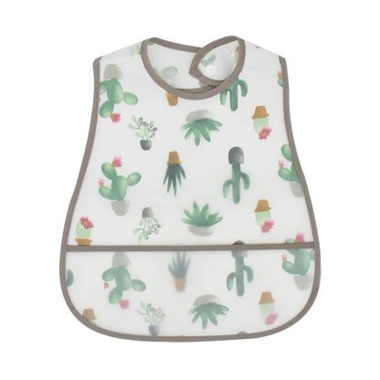 Adjustable Baby Bibs Waterproof Pocket Lunch Feeding Bibs