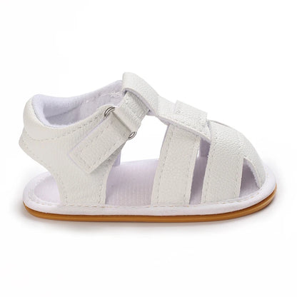Toddler First Walker Baby Crib Newborn Baby Summer Sandals Infant Boy Girl Shoes Rubber Soft Sole Non-Slip