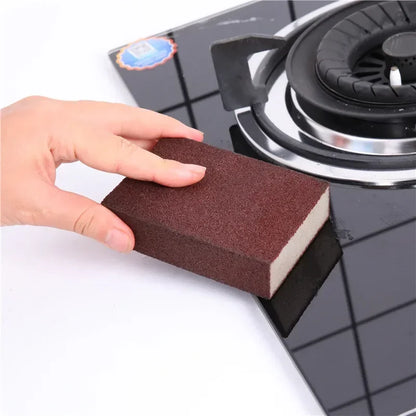 8/1Pcs Magic Sponge Eraser Carborundum Removing Rust Cleaning Brush Descaling Clean Rub for Cooktop Pot Kitchen Sponge