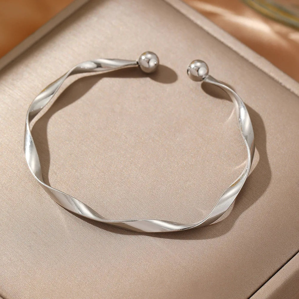 Luxury 925 Sterling Silver Bracelets For Women Vintage Original Starry Sky Carving Adjustable Bangles Party Wedding Fine Jewelry
