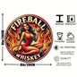One Piece 2D Flat, Woman, Vintage Reusable Classic 8 Inch Round Aluminum Sign, Adds to Her Sexy Charm, Suitable for Home