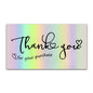 30pcs Thank You Card For Supporting Business Package Decoration "Gorgeous Thanks" Business Card Laser card Handmade With Love