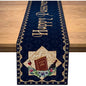 Hanukkah Menorah Table Runner – Star of David Holiday Home Décor