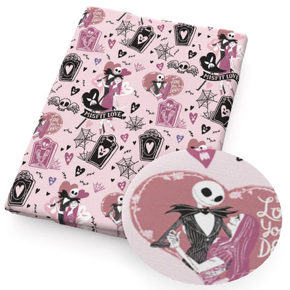 Jack Skellington The Nightmare Before Christmas Polyester Cotton Fabric Tissue Sewing Quilting Needlework DIY Cloth 50*145cm