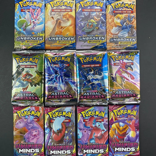 Pokemon Cards Sun & Moon Lost Thunder English Trading Card Game Evolutions Booster Collectible Kids Toys Gift 10pc/bag