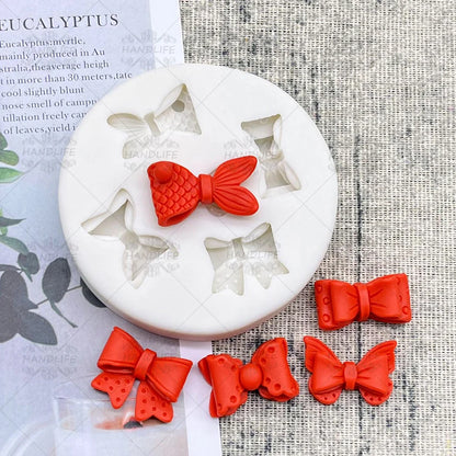 Bow Bowknot Silicone Cake Baking Mold Sugarcraft Chocolate Cupcake Resin Tools Fondant Decorating Tools