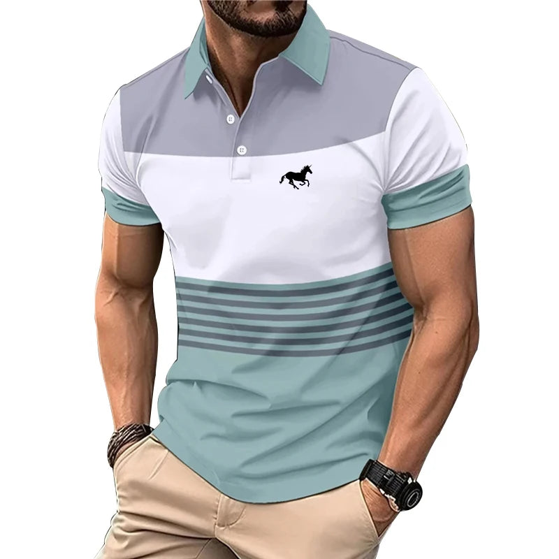 Men's Lapel Polo Shirt