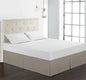 Solid Brushed Bed Skirt Standard Size for Twin Full Queen King Bedroom Beds Cover Non-slip Mattress Cover Bedsheet/ Bedspread