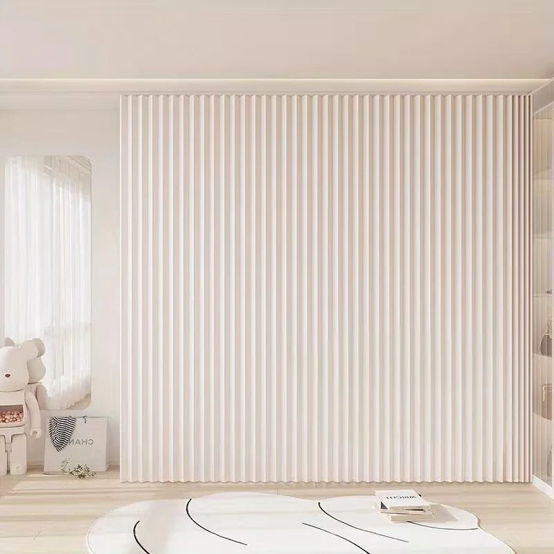 Super‑Thick Foldable Door Curtain – Hole‑Free Design with Invisible Storage & Hanging Hooks