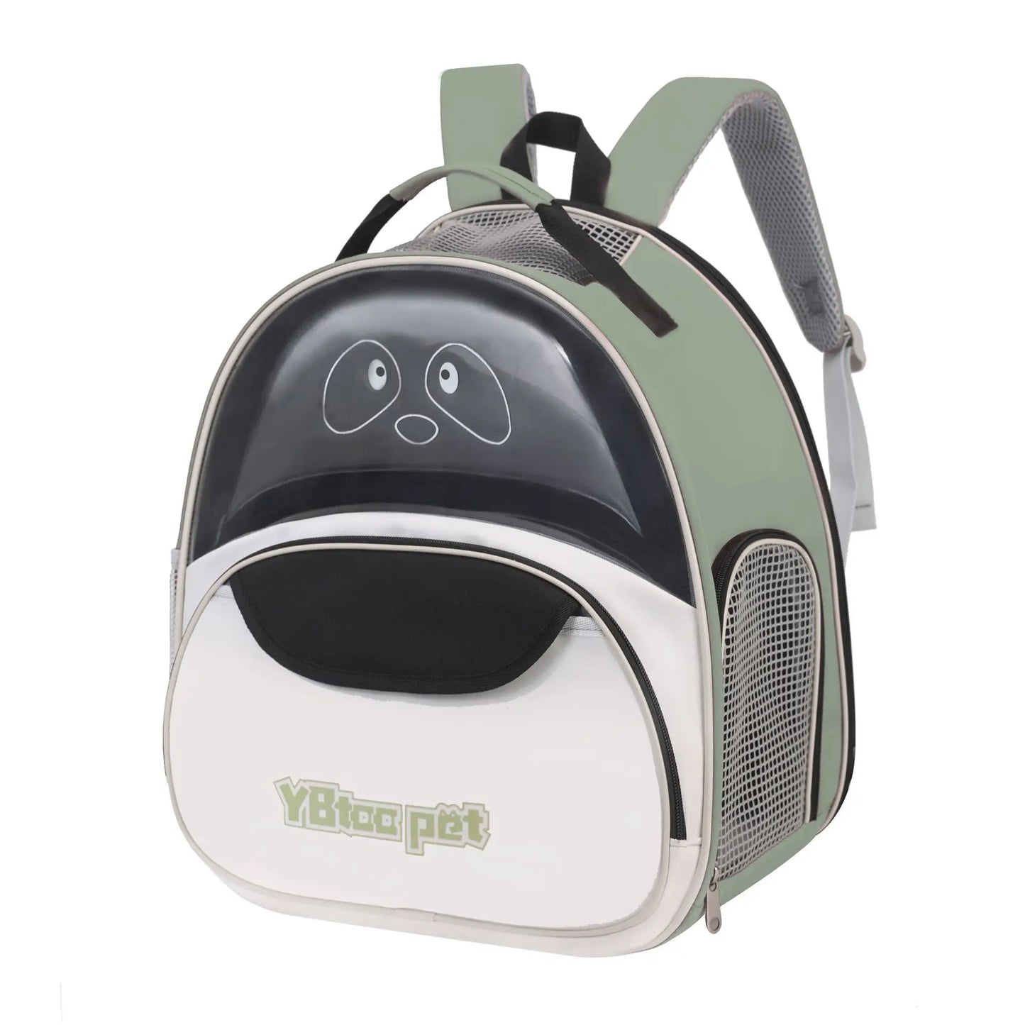 Cat backpack, outing schoolbag, double-shoulder pet bag, cat for travel, dog and cat supplies, transparent large-capacity portab