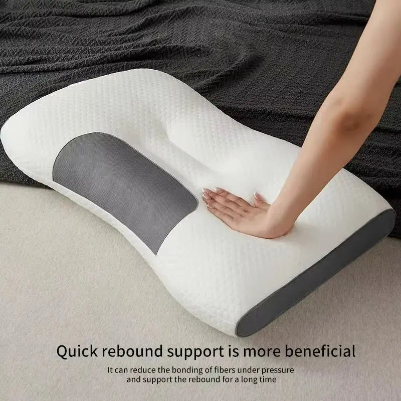 Honeycomb Massage Pillow: Cervical Vertebra Protection, Sleep Aid, Antibacterial and Anti-Mite Home Pillow Core