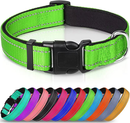 Adjustable Reflective Soft Dog Collar Neck 25-60 Centimeter
