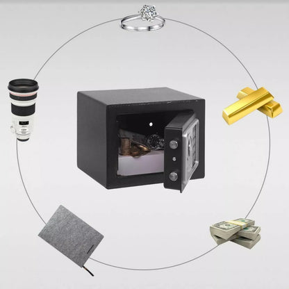 Digital Electronic Safe Box Keypad Lock Security Box Fireproof Lock Box Electronic Lock Small Lockable Storage Household Cabinet