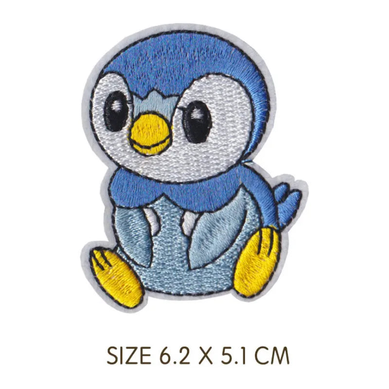 30‑Style Pokemon Embroidery Cloth Patches – Pikachu & Cartoon Iron‑On/Sew‑On Appliques for DIY Clothing