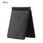 PU Leather Men Wallet ID Card Holder Money Clips Sollid Thin Wallet Short Skin Wallets Purses For Men Purses