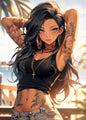 Sexy Cartoon Girl Wall Art Poster Prints Anime Women Modern Canvas Painting Home Decor Picture Living Room Murals Pintura