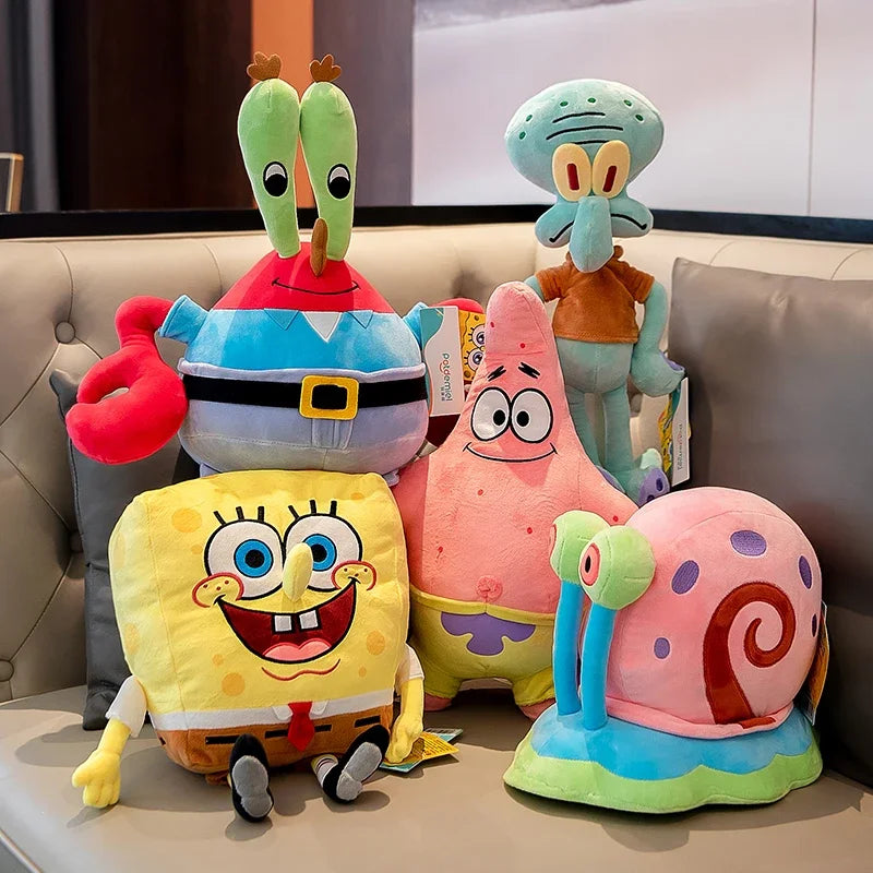 SpongeBob SquarePants, Patrick Star, Squidward, Eugene H. Krabs Gary Stuffed Plush Toys