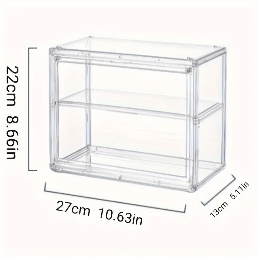Multi-Purpose Storage Display Cabinet – Action Figures, Blind Boxes, Bags, Cosmetics, and Bathroom Organizer for Neat Display
