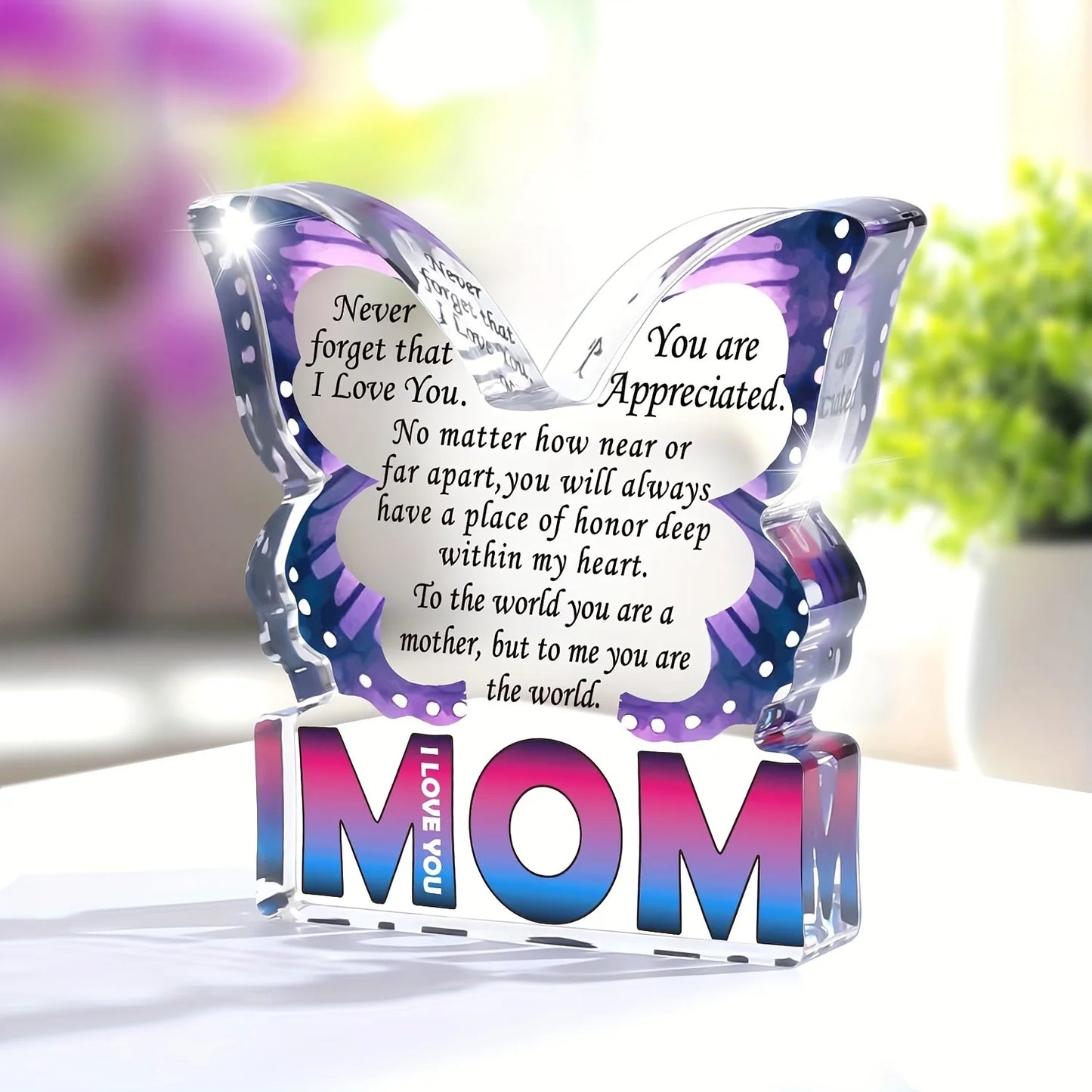 Gifts for Mom from Daughter Son, Birthday Gifts for Mother, I Love You Mom Gifts for Stepmom Mother in law, Best Mom Ever Gifts
