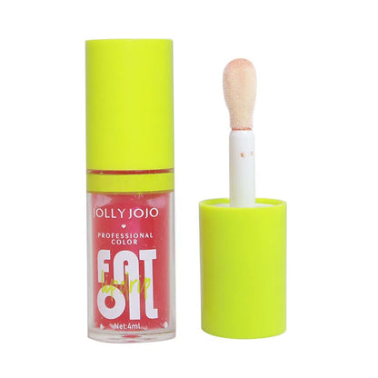 Lip Gloss Moisturizing Lip Plumper Oil Liquid Lipstick Long Lasting Makeup Transparent Lip Oil Tinted for Lip Care Cosmetics