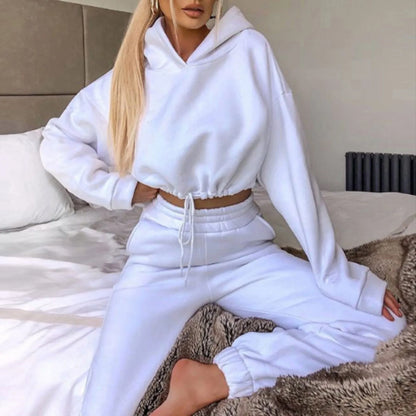 Women’s Oversized Winter Tracksuit – Hoodie & Sweatpants Set