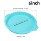 Round Silicone Cake Pan – 4/6/8in Non‑Stick Layer Mold for Baking