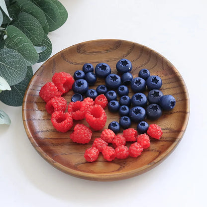 Simulation Fruit Candle Silicone Mold 3D Blueberry Raspberry Shaped Fondant Mould DIY Chocolate Baking Mold Cake Decorating Tool