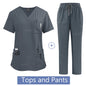 Medical Uniform Scrub Hospital Working Scrubs Set Wholesale Nursing Scrub Uniforms Women Healthcare Pharmacy Clinic Work Clothes
