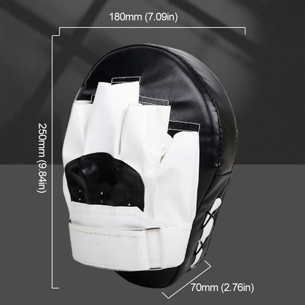 Kick Boxing Gloves Pad PU Leather for Adults Kids MMA Karate Muay Thai Free Fight Training Equipment