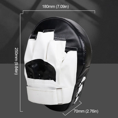 Kick Boxing Gloves Pad PU Leather for Adults Kids MMA Karate Muay Thai Free Fight Training Equipment